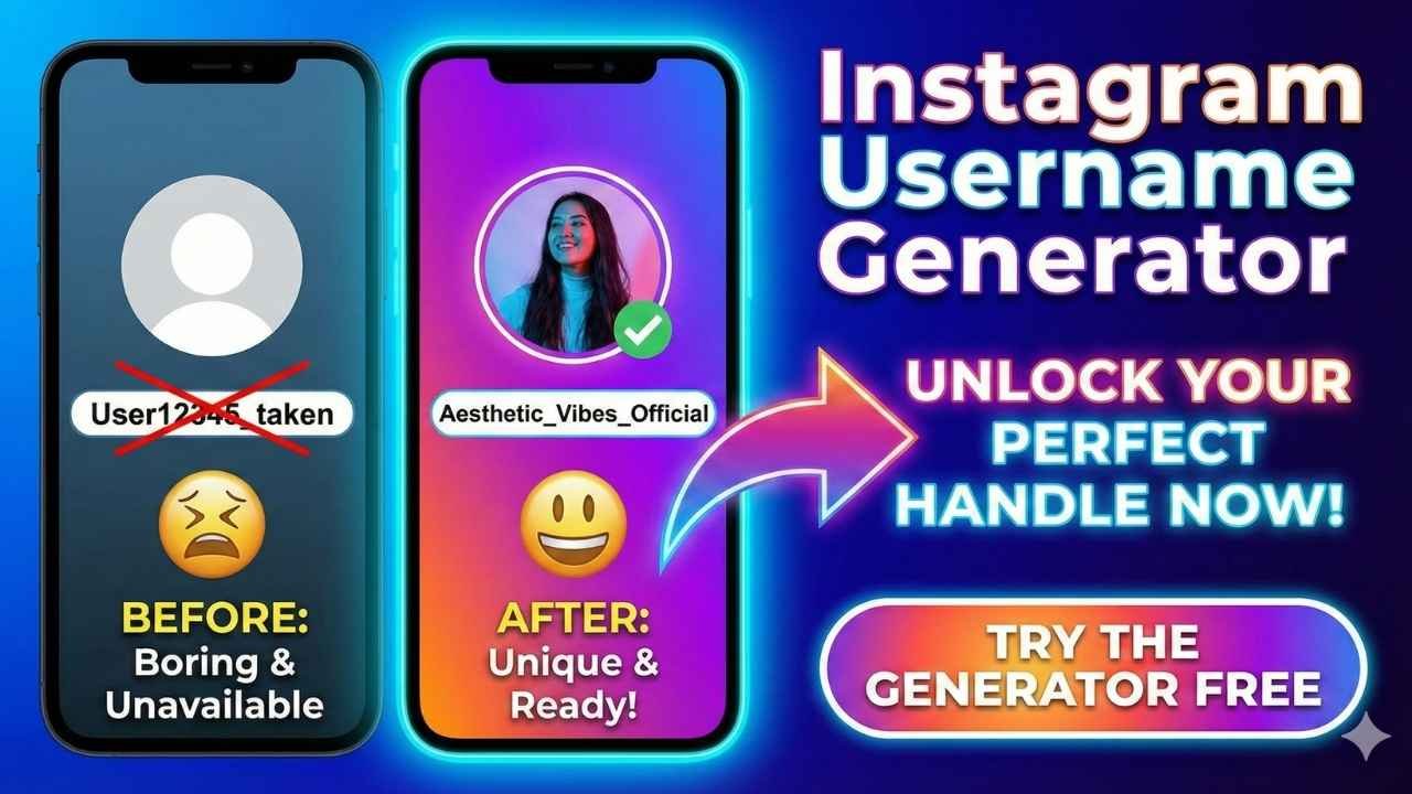 Aesthetic Instagram Username Generator – IG Username Ideas For Boys and